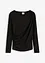 Longsleeve met plooitjes, bonprix