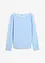 Gestreepte longsleeve met boothals, bonprix