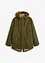 Parka met capuchon met imitatiebont, bonprix