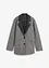 Reversibel wollen blazer met glencheck, bonprix