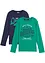 Jongens longsleeve van biologisch katoen (set van 2), bonprix