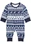 Baby jumpsuit met Noors patroon van biologisch katoen, bonprix