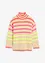 Oversized trui met neon strepen, bonprix