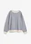 Oversized sweater met strepen, bonprix