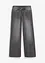 Wide leg jeans mid waist, stretch, bonprix