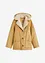 Shearling jas met capuchon, bonprix