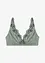 Triangle bralette zonder beugel met glanseffect, bonprix