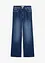 Wide leg jeans, high waist, full length, bonprix