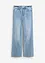 Wide leg jeans, high waist, full length, bonprix