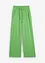 Wijde jersey broek van interlock, bonprix