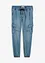 Regular fit jogging jeans met cargozakken, straight, bonprix