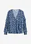 Gedessineerde blouse met volants, bonprix