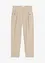 Lichte twill broek in paperbag stijl, bonprix