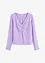 Geribd shirt met V-hals, bonprix