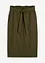 Jersey rok met geweven details, bonprix