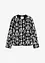 Gewatteerde jas met print, bonprix