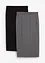 Jersey kokerrok (set van 2), bonprix