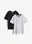 T-shirt (set van 2) van puur biologisch katoen, bonprix