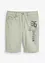 Jeans bermuda met print, regular fit, bonprix