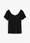 T-shirt met diepe halslijn achter, bonprix