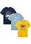 T-shirt (set van 3), bonprix
