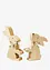 Ornament haas met vaasje (2-dlg. set), bonprix