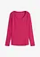 Katoenen longsleeve met ronde hals, bonprix