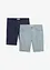 Regular fit stretch bermuda (set van 2), bonprix