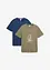 T-shirt (set van 2) van puur biologisch katoen, bonprix