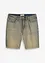 Dirty washed jeans bermuda, regular fit, bonprix