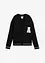 Oversized gebreid vest met borduursel, bonprix