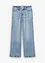 Loose straight jeans mid waist, low stretch, bonprix