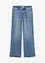 Loose straight jeans mid waist, low stretch, bonprix
