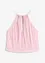 Cropped top in metallic look, bonprix