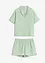Mousseline shortama met knoopsluiting, bonprix