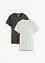 Zwangerschapsshirt / voedingsshirt (set van 2) van biologisch katoen, bonprix