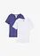 T-shirt van soepele viscose (set van 2), bonprix