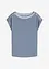 Shirt met passen van satijn, bonprix