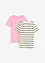 T-shirt van puur biologisch katoen ( set van 2), bonprix