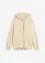 Sweatvest met capuchon en elastiek, bonprix