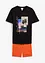 T-shirt en sewat bermuda (2-dlg. set), bonprix