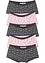 Meisjes hipster (set van 5), bonprix