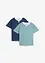 2-in-1 shirt, korte mouw (set van 2), bonprix