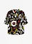 Crinkle blouse met smokwerk van soepele viscose, bonprix