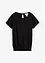 Shirt van effectgaren met gesmokte boord, bonprix