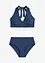 Halter bikini met gerecycled polyamide (2-dlg. set), bonprix