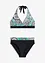 Halter bikini met gerecycled polyamide (2-dlg. set), bonprix