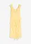 Maxi chiffon jurk met bandjes en volants, bonprix