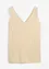 Linnen tanktop, bonprix