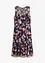 Midi jurk met bloemenborduursel, bonprix